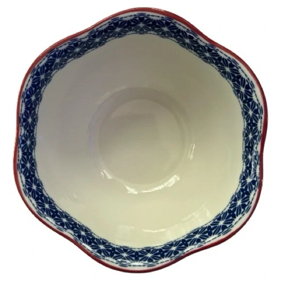 💐The Pioneer Woman Heritage Rose Cobalt Blue Soup Bowls Set of 4 - Picture 7 of 12